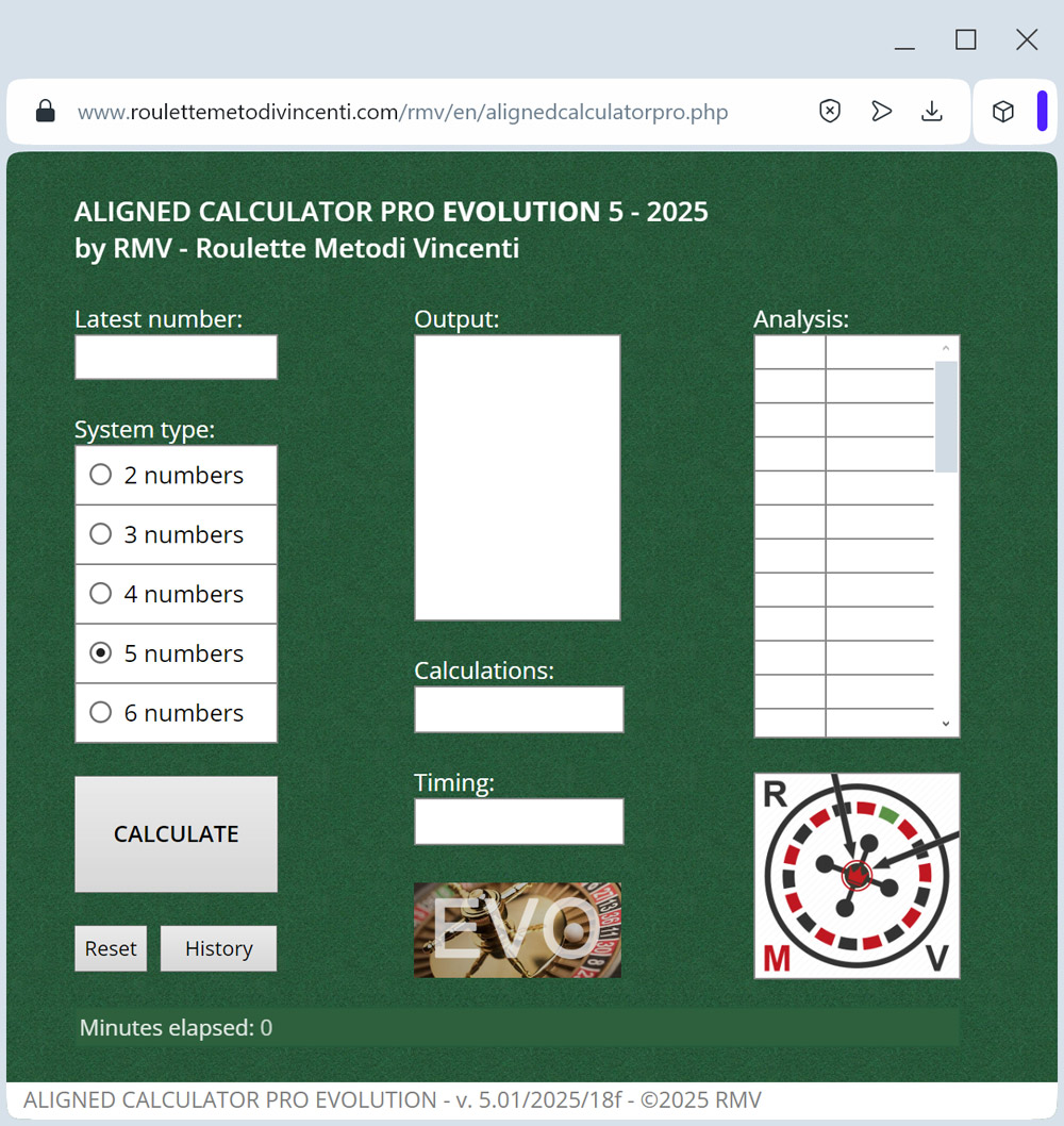 Roulette software 2025 developed by RMV